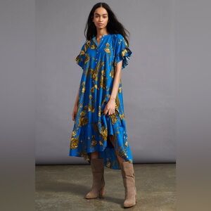 NWT Anthropologie Maeve Antoinette Maxi Dress Size Small